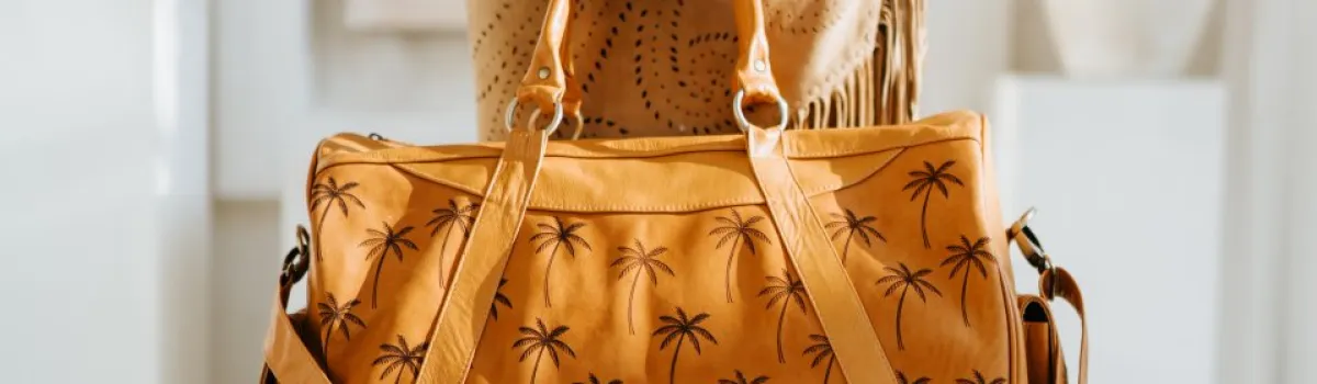  Travel bag <br> Tropical Palm Tree Travel Bag qajune 114